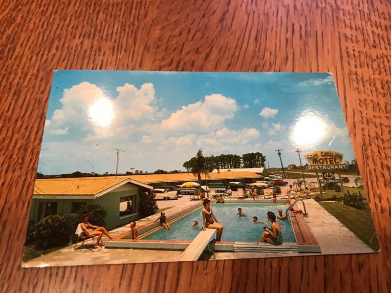 Vintage Postcard - Casa Catalina Motel & Restaurant - Dundee, FL - free postage