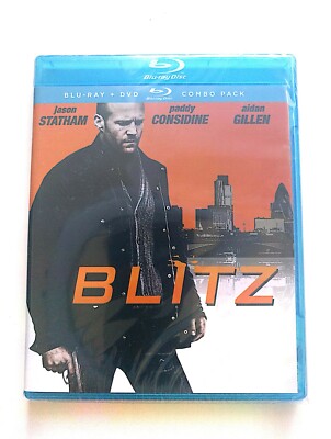  Blitz (Blu-Ray DVD, 2018) Jason Statham New Sealed