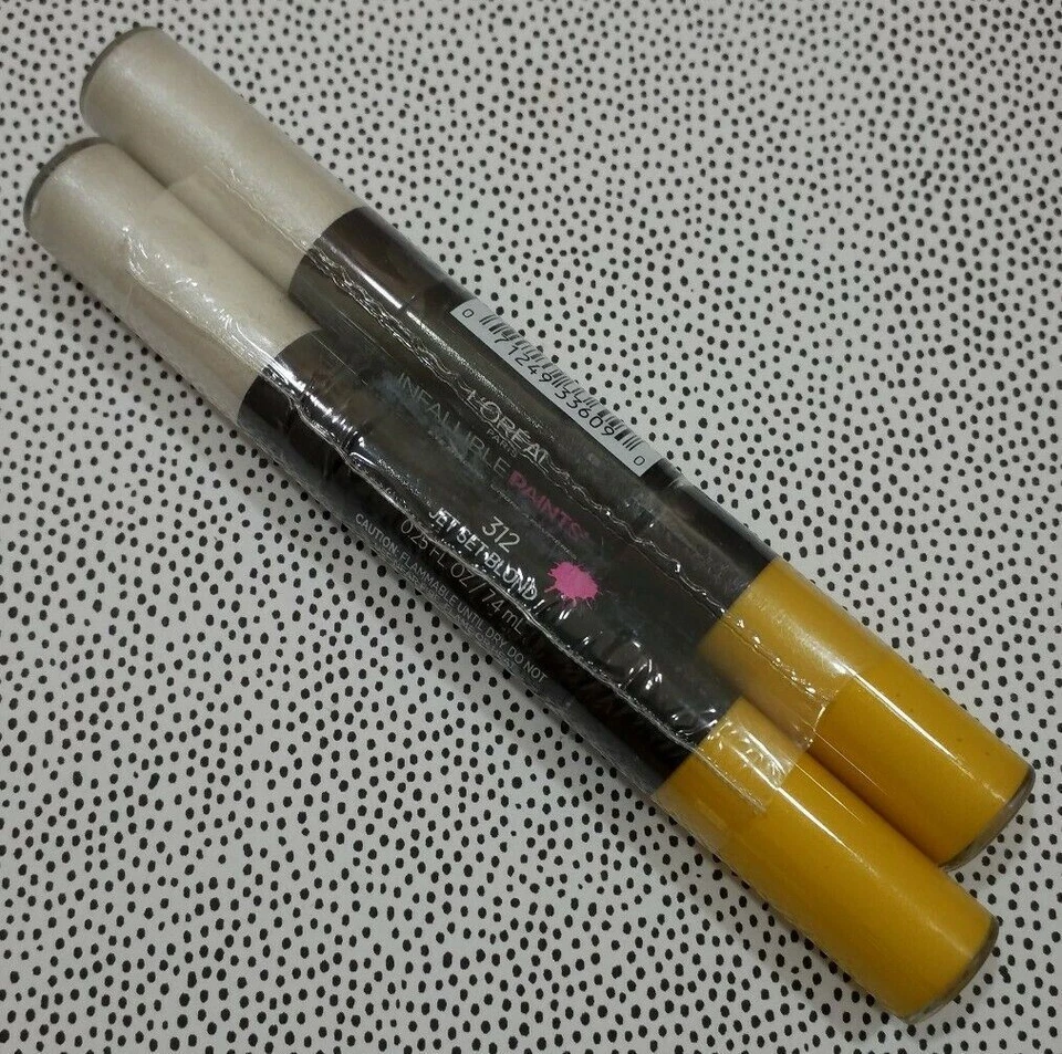 L'Oreal Infallible Paints Eyeshadow Duo 312 Jet Set Blond~~Lot of 4~~NEW. - Image 3 of 4