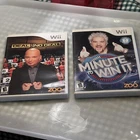 2 Disc Combo! Deal or No Deal & Minute To Win It! Nintendo Wii Both Tested!