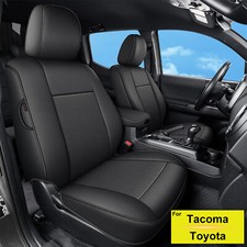 Car 5-seat Covers For Toyota Tacoma Crew Cab 2005-2015 Set Pu Leather Waterproof Car 5-seat Covers For Toyota Tacoma Crew Cab 2005-2015 Set Pu Leather Waterproof