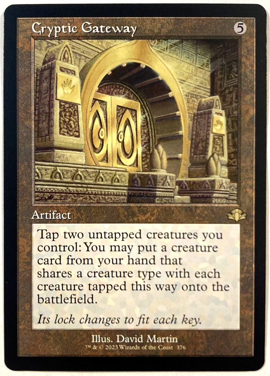 MTG Cryptic Gateway Dominaria Remastered 376 NM
