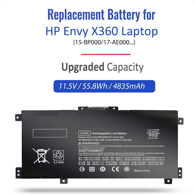New Battery for HP Envy X360 15-cn0xxx 15-cn1xxx 15m-cn0xxx 15m