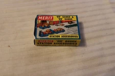 HO Scale Merit, Pack of 3 Outhouse, figure, fire pit, BNOS Open box