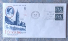 CANADA QE2 QUEEN ELIZABETH 8c REGULAR ISSUE COIL PAIR OTTAWA KINGSWOOD CACHT FDC