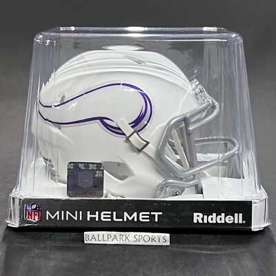 #ad Minnesota Vikings Speed Mini Helmet Riddell NFL 2024 WHITE ALTERNATE New $36.99