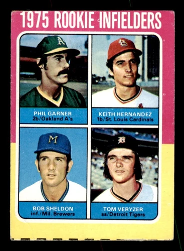 1975 Topps Baseball #623 Rookie Infielders Keith Hernandez GD *d2