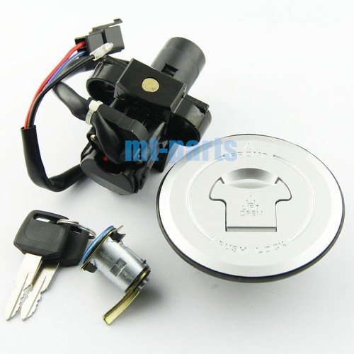Ignition Key Switch Fuel tank cap Seat Lock Set for Honda CB600F Hornet 1998-02 - Picture 4 of 5
