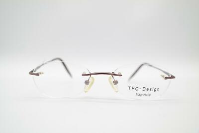 TFC Design 325 Bronze Randlos Brille Brillengestell eyeglasses Neu