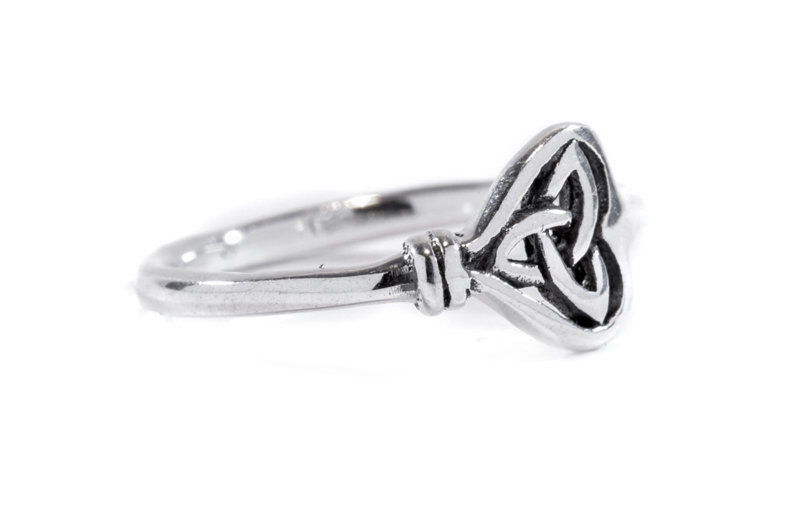 Keltischer Trinität Herz Ring 925er Silber Symbol Schmuck NEU