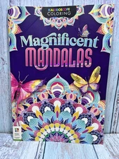 Kaleidoscope Adult Magnificent Mandalas Coloring Book  by Hinkler NEW
