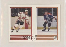 1989-90 O-Pee-Chee Album Stickers Patrik Sundstrom Steve Smith #82-223 8tn