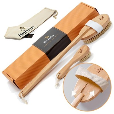 Spa Body Brush Kit - Exfoliating Gloves & Face Brush