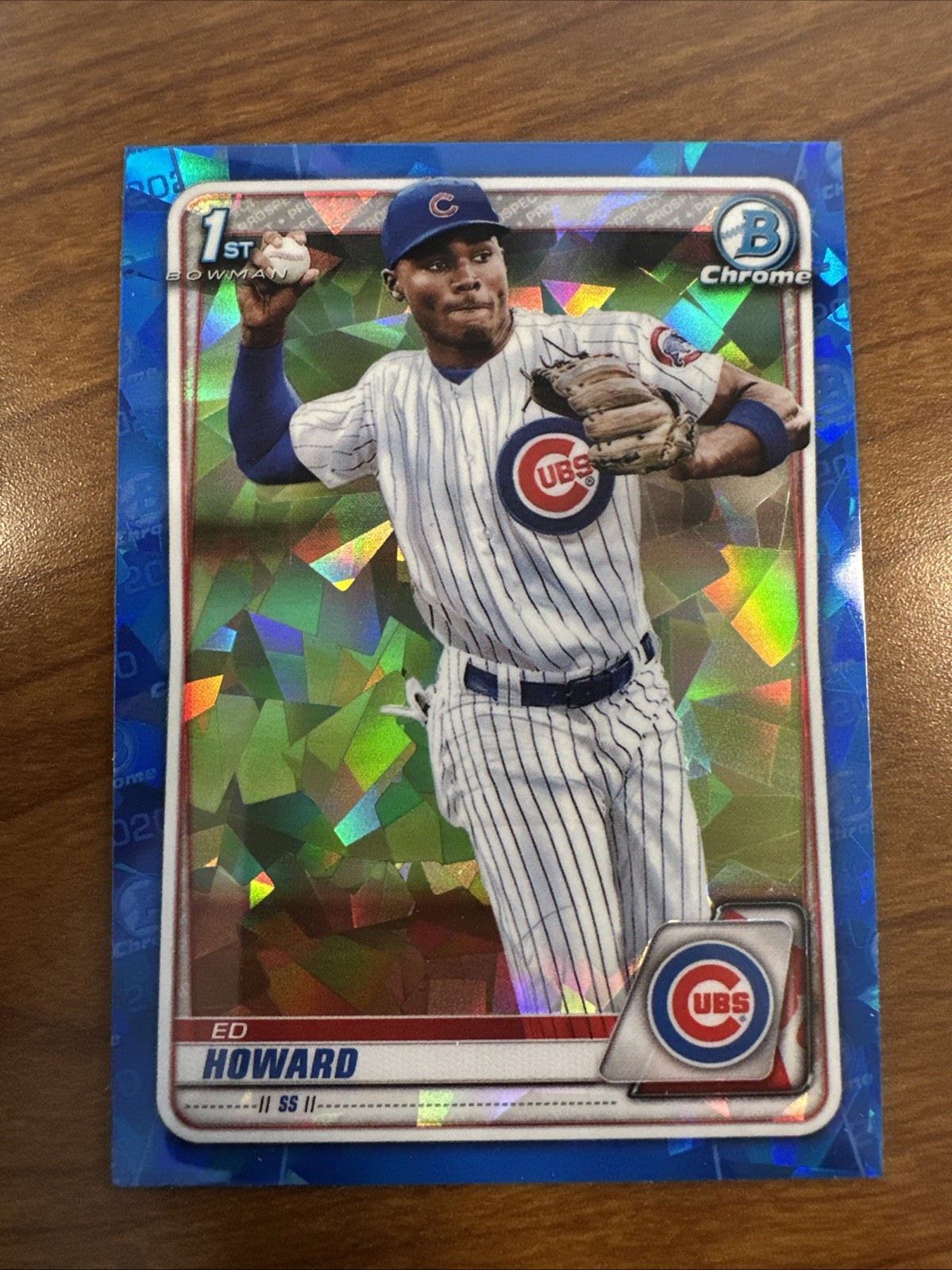 2020 Bowman Chrome Draft Sapphire Edition - Ed Howard #BD-98 (RC)