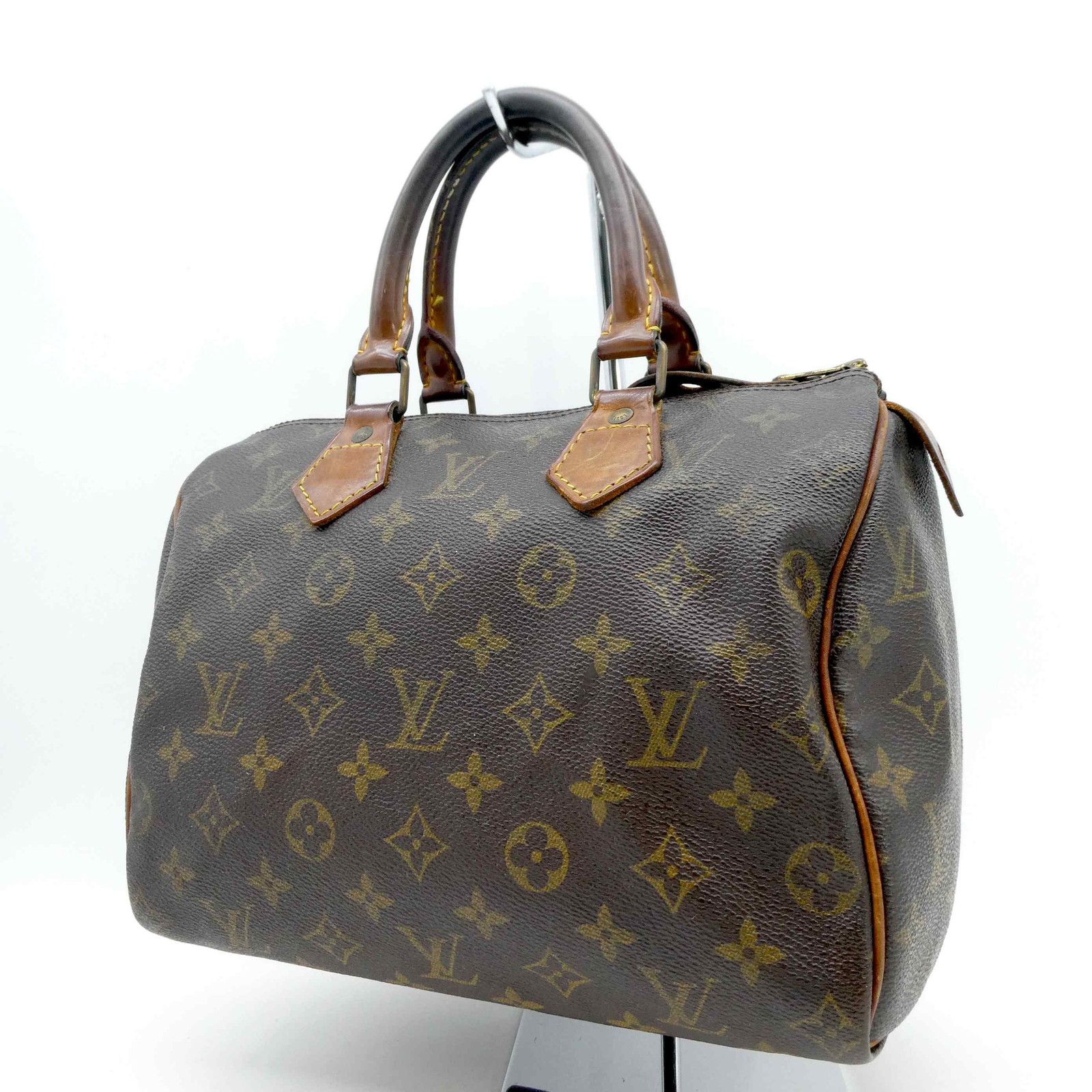 LOUIS VUITTON Speedy 25 M41528 Monogram Shoulder Hand Bag PVC 978