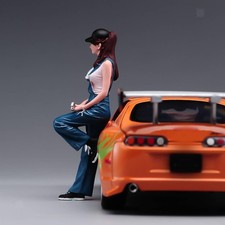 1:18 M&auml;dchen Mechaniker Modell Tiny People Figur Sammlerst&uuml;ck Miniatur Girl in