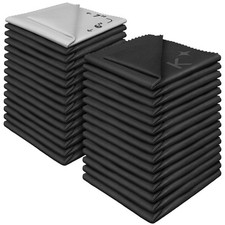 30 Pack 7"x6" Inch Microfiber Cleaning Cloths for Eyeglasses Lens Mobile Screens