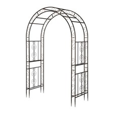 Metal Arch 7FT Backdrop Stand, Archway Wedding Arch Stand for Party Decorations