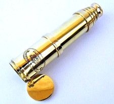 Antique Brass Leather Telescope Pirate Vintage Nautical Spyglass Scope Marine