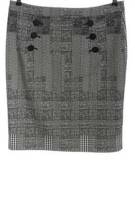 H&M Jupe crayon Dames Jupe T EU 42 noir-blanc style décontracté - Photo 1/4