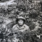1942 Fort Jackson Training Camp Ww2 Original Photograph - Soldier In A Hole