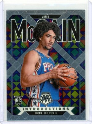 2024-25 Panini Mosaic Introductions Jared McCain #1 Mosaic Prizm RC 76ers NBA