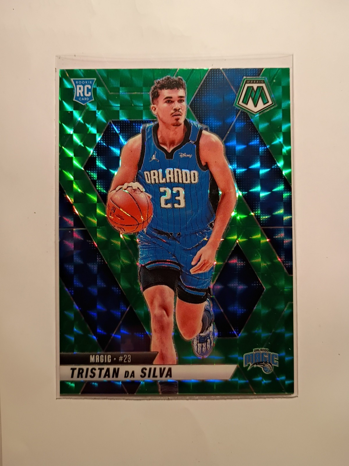 2024-25 Panini Mosaic - Rookies Tristan da Silva #230 Green Mosaic Prizm (RC)