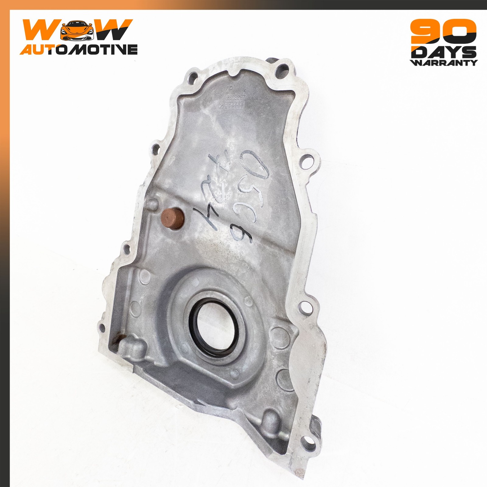 05-13 CHEVROLET CORVETTE C6 FRONT ENGINE MOTOR TIMING CASE COVER 12600326 OEM  