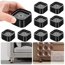 8 Pack Furniture Risers Adjustable Bed Risers Heavy Duty Lifts Height 1 or 2 Inc