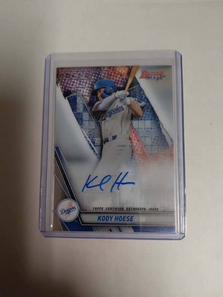 2019 Bowman's Best Best of '19 Autographs #B19KH Kody Hoese Auto