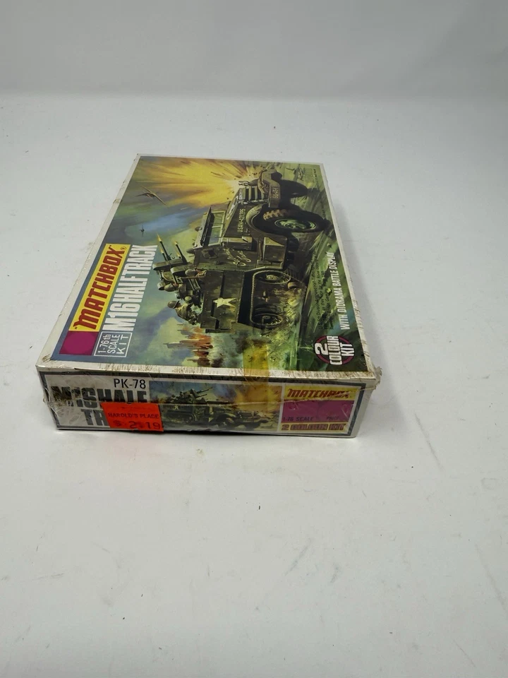 MATCHBOX. PK-78. M16 HALF TRACK. 1/76 SCALE.  SEALED VINTAGE - Image 3 of 4
