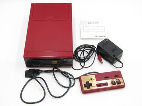 Famicom Console + Disk System + Controllers Junk Set