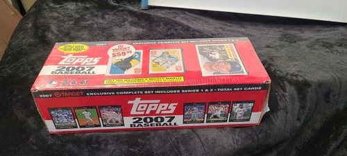 2007 Topps Baseball Complete 661 Card Factory Sealed TARGET Set MANTLE Relic New