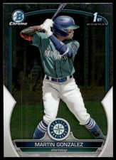 2023 Bowman #BCP-28 Martin Gonzalez Chrome Prospects Seattle Mariners