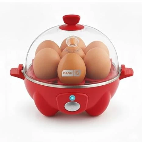 DASH Rapid Egg Cooker: 7-Egg Capacity for Perfect Hard Boiled & Poached Eggs