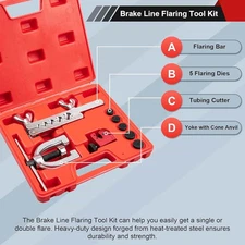 Pipe Cutting Tool Kit Copper Brake Double Flaring Mold Refrigeration Tool 