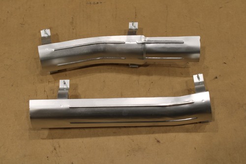 1964 1965 Corvette Exhaust Pipe Heat Shields 2 1/2" Inch Pair