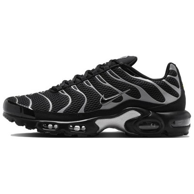 Nike Air Max Plus Premium Black Reflective Silver HQ3029-001 Unisex