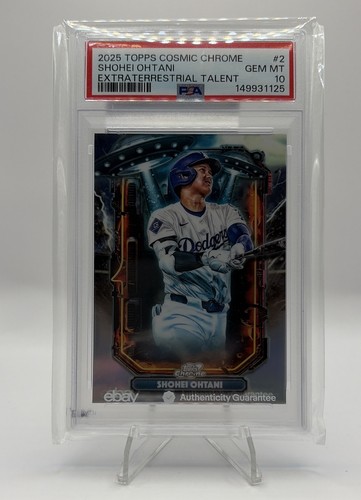 2025 Topps Cosmic Chrome Extraterrestrial Talent Shohei Ohtani #ET-2 PSA 10 🔥🔥