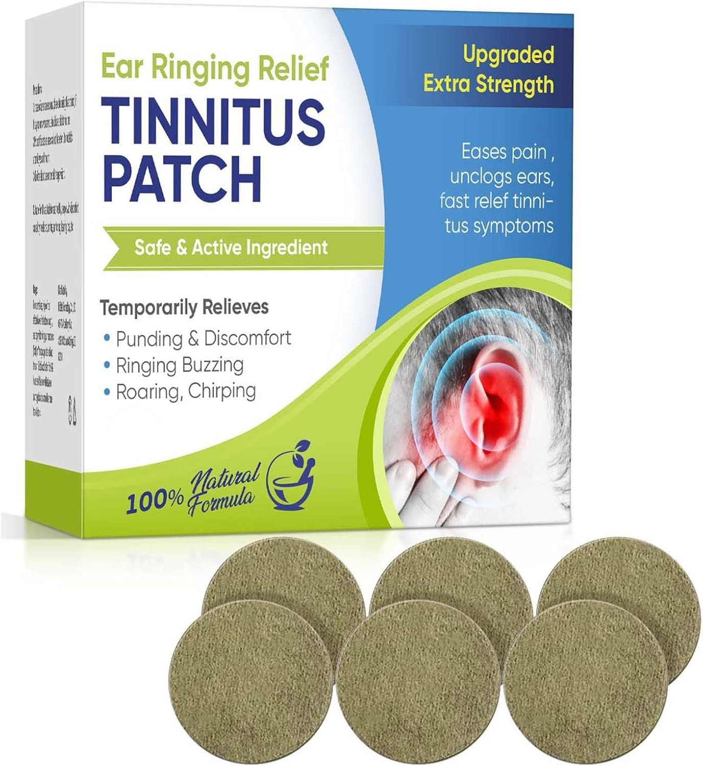 Tinnitus Relief for Ringing Ears, 50 PCS, Tinnitus Relief Patches