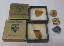 Vintage 4-H Club Pin Lot Tractor Maintenance ...