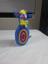 Melissa  Doug Plush Fuzzy Monster Bowling Blue Pin