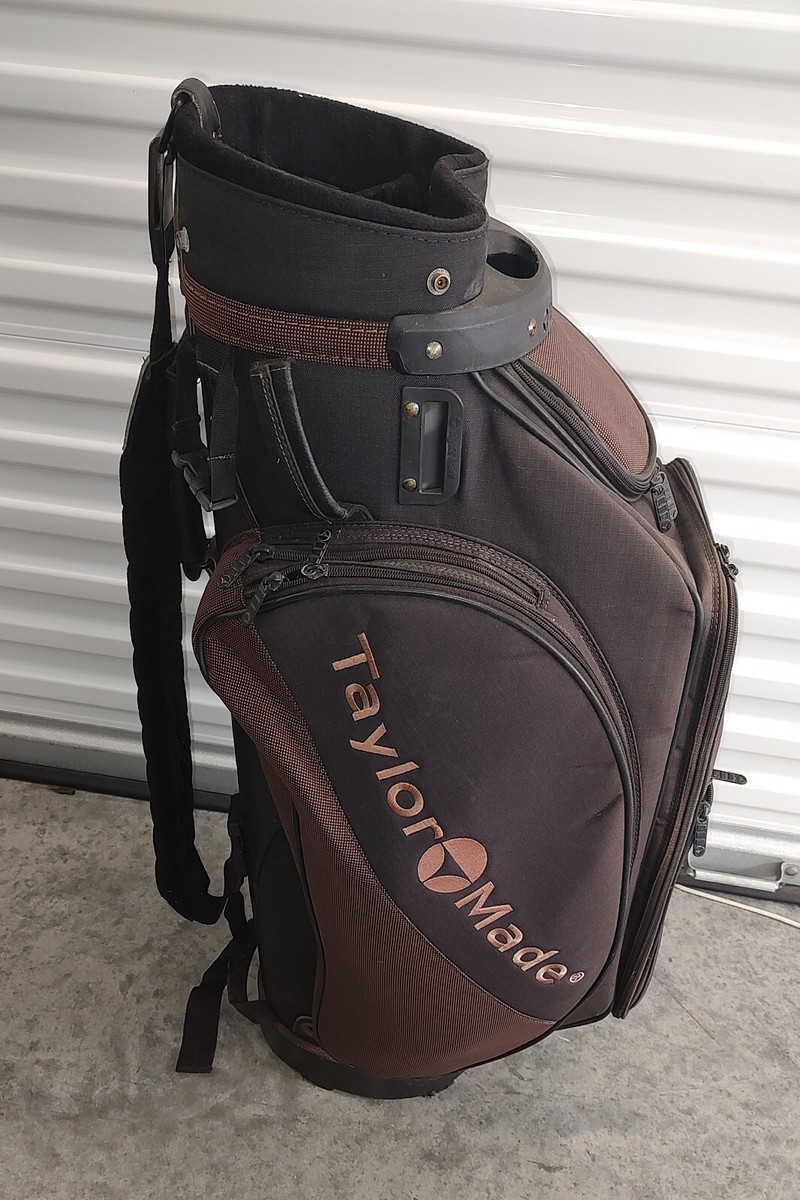 Vintage TaylorMade Bronze And Black Staff Bag | eBay