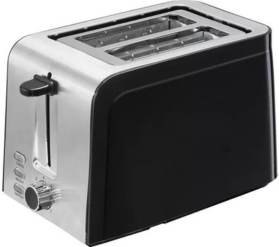 Logik L02TSS17 2-Scheiben-Toaster - Schwarz & Edelstahl