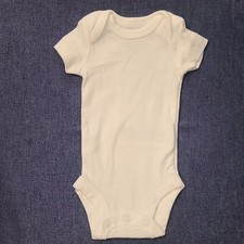 Simple Joys by Carter's Preemie Short Sleeve Cotton Bodysuit 5 Pack White Gray