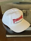 Thrasher Magazine Skateboard White Baseball Hat Cap Men’s Snapback Rare — photo 3