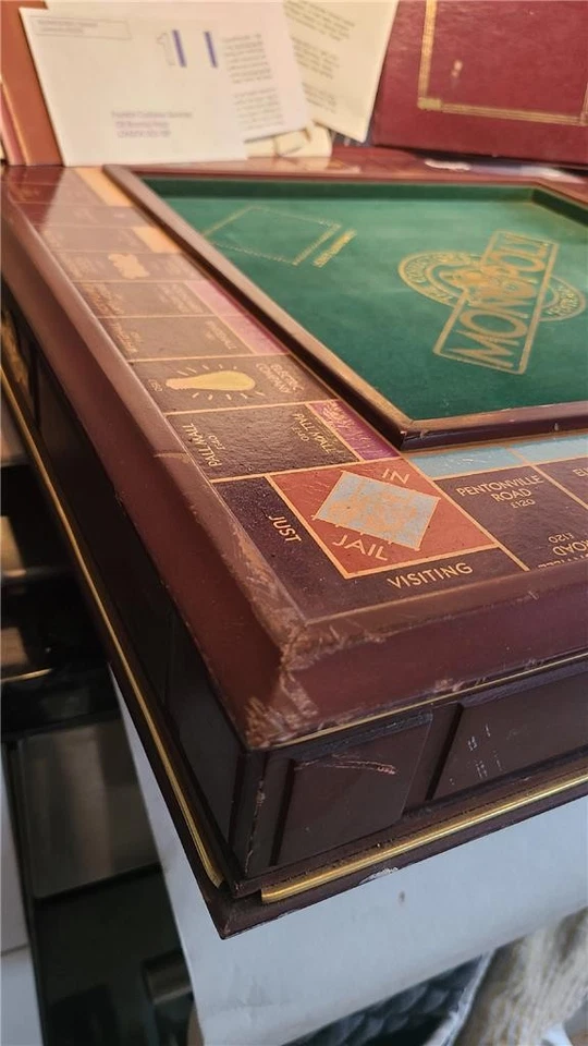 1991 Monopoly The Collectors Edition Board & Paperwork for Restoration - Image 2 of 4