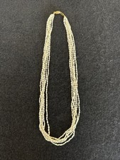 VTG 6 Strand Rice Pearl Necklace