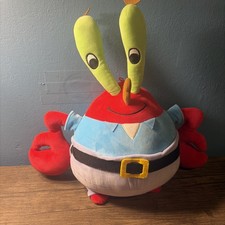 Plush LARGE Stuffed SPONGEBOB SquarePants / Patrick/ Krab / Squidward 12"-15" 