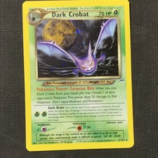 Pokémon TCG Dark Crobat 2/105 Neo Destiny Holo Rare English 2000 70 HP on eBay